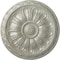Ekena Millwork Kirke Ceiling Medallion (Fits Canopies up to 3 3/4"), Hand-Painted Flash Copper, 15 3/4"OD x 5/8"P CM16KIFCS - alternate 1
